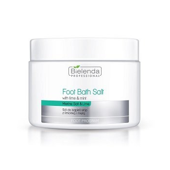 BIELENDA Sól do Kąpieli Stóp z Limonką i Miętą 600g